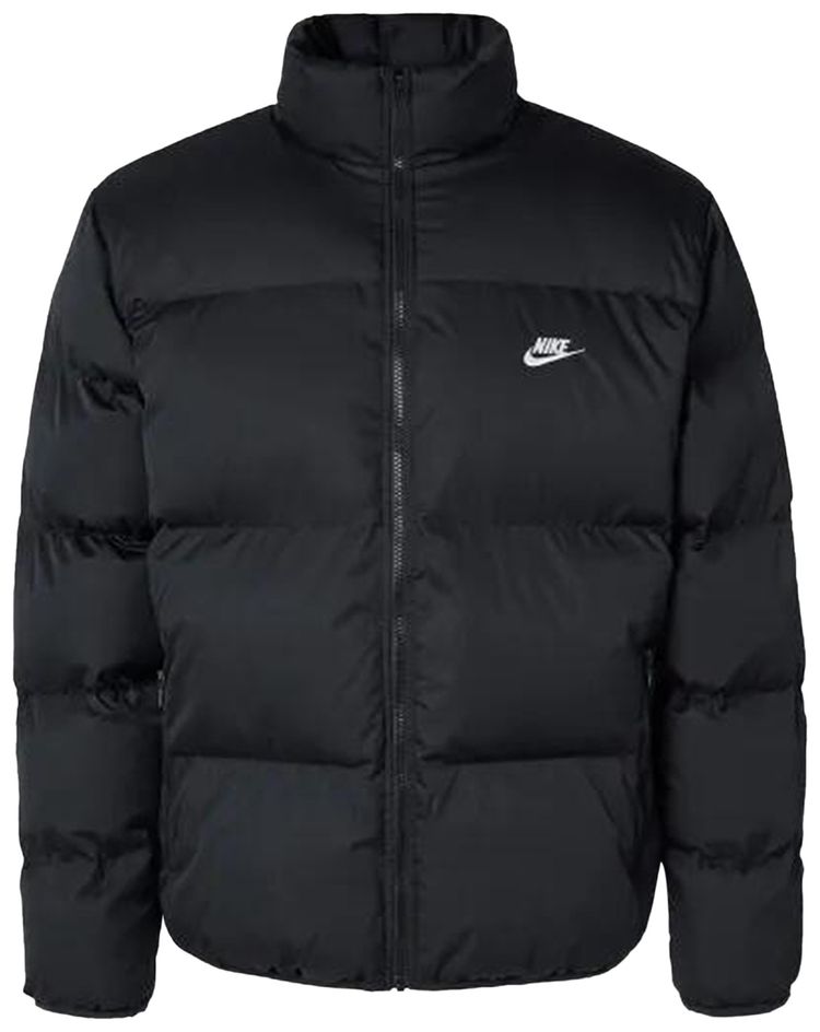 

Куртка Nike Sportswear Club Puffer Jacket 'Black/White', черный