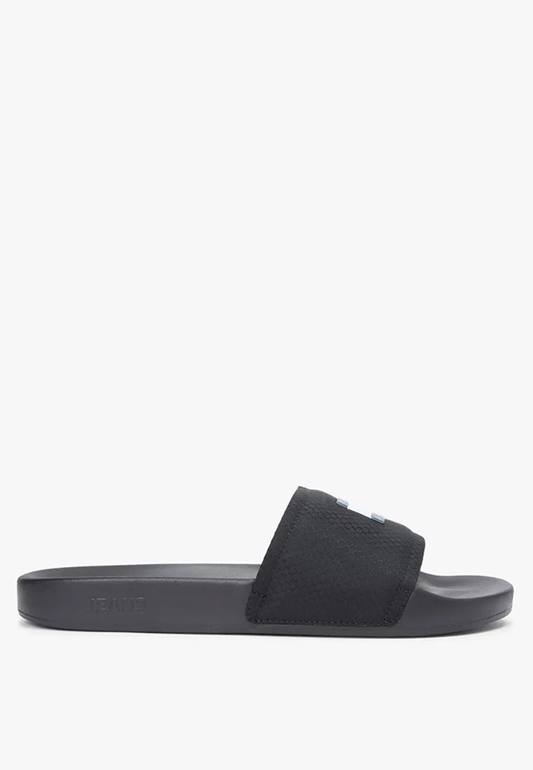 Сандалии Tommy Jeans, модель TJM Pool Slides Tommy Hilfiger, черный — фото 4