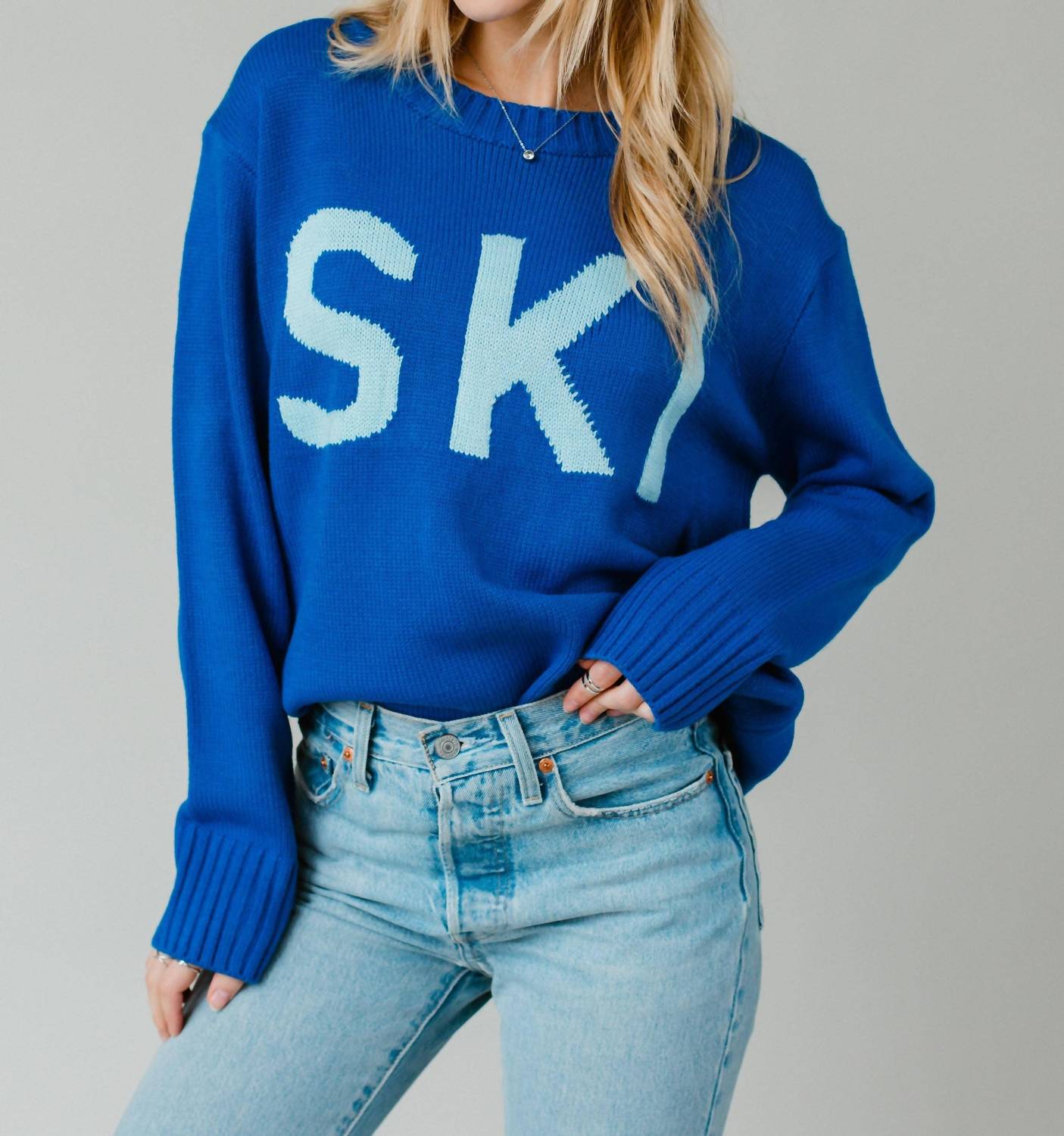 

Свитер для лыж в синем цвете Panache Apparel