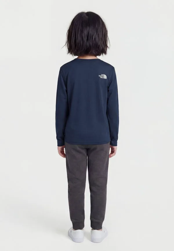 Подростковая футболка унисекс с длинным рукавом The North Face, Summit Navy — фото 2