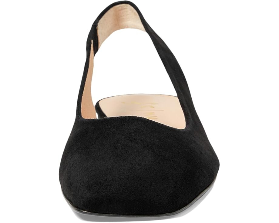 Туфли на плоской подошве French Sole Mischa, черный замшевый — фото 2