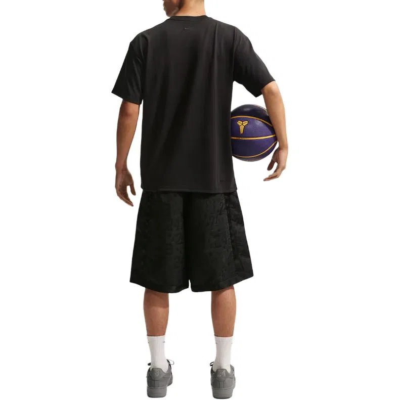 Футболка Dri Fit мужская, черная, с круглым вырезом Nike, Black — фото 4