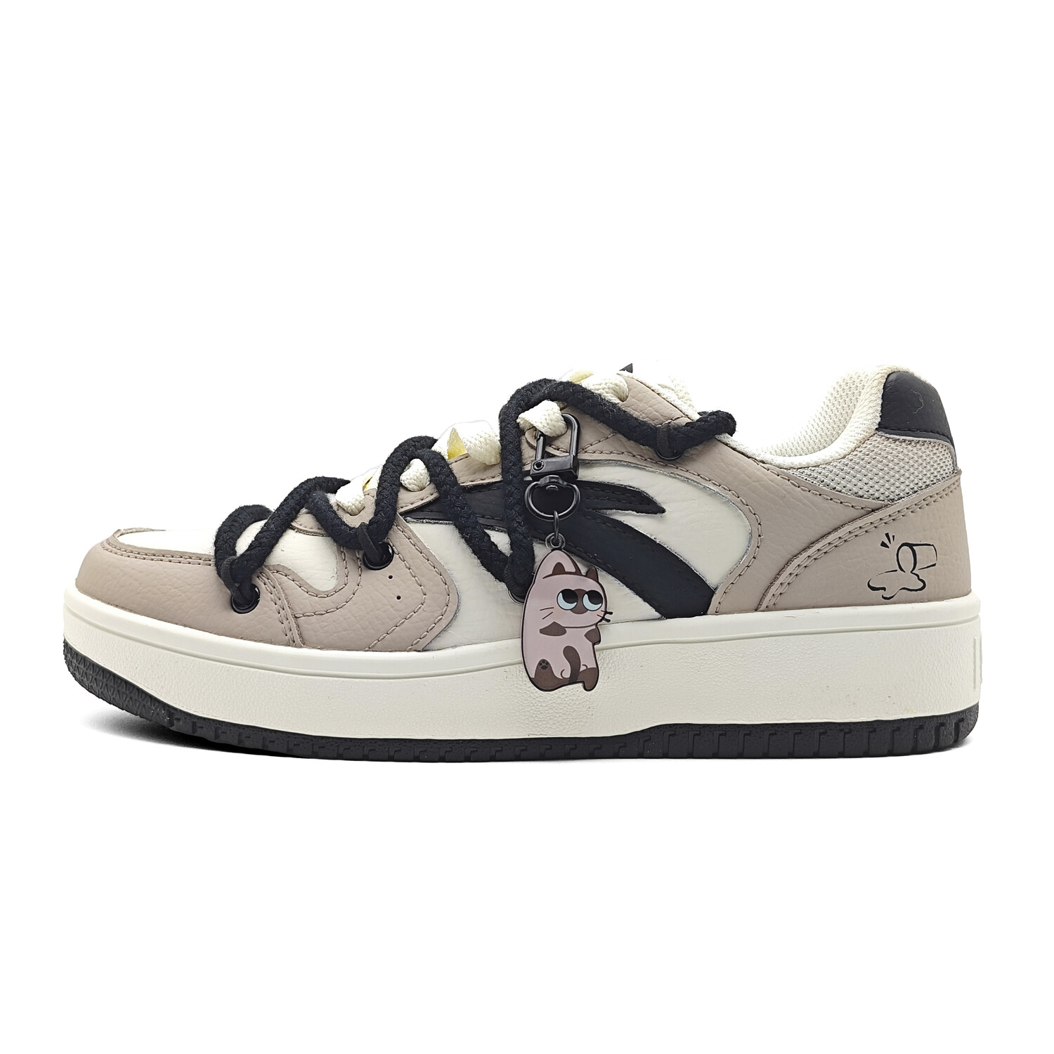

Кроссовки ANTA Skateboarding Shoes Men Low-top Light Khaki/off-white, хаки