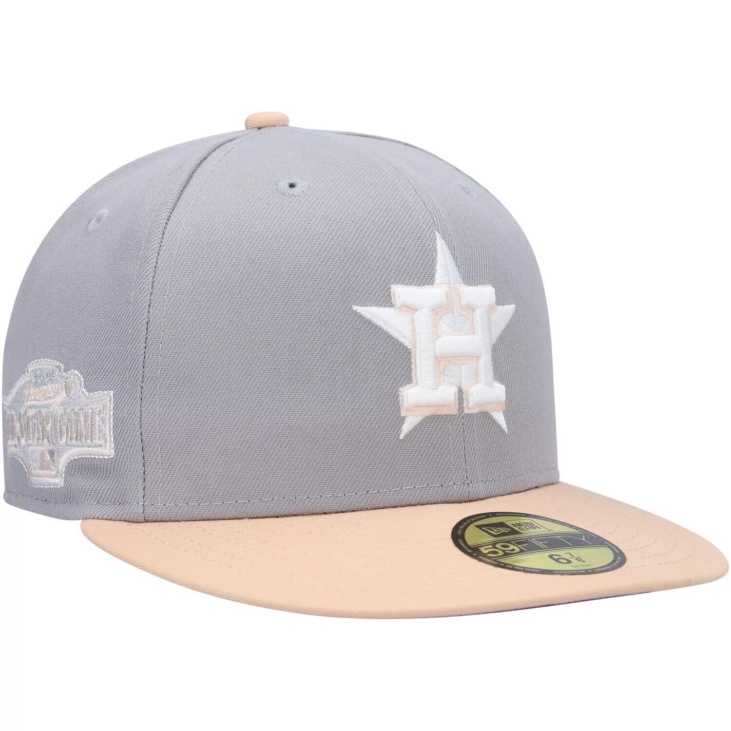 

Мужская шляпа New Era Grey/Peach Houston Astros 2004 MLB All-Star Game Purple Undervisor 59FIFTY