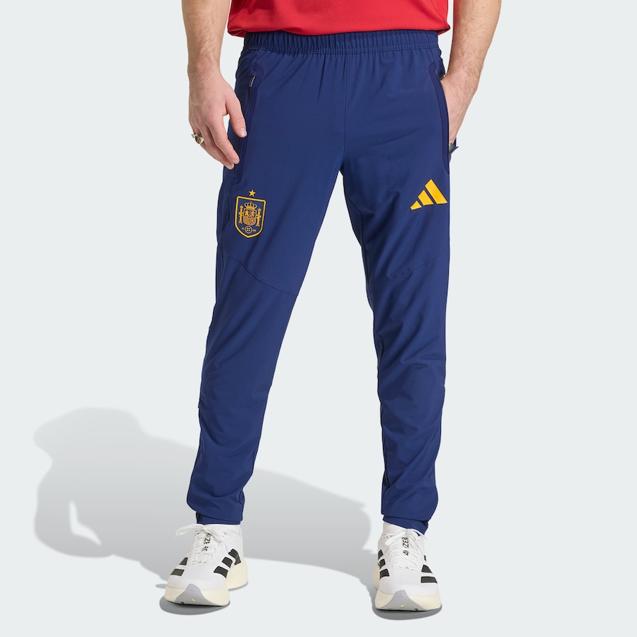 Зауженные спортивные брюки ADIDAS PERFORMANCE Spanien Tiro, темно-синий — фото 2