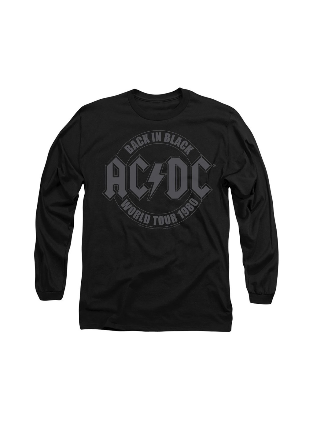 

Топ с длинными рукавами AC/DC TOUR EMBLEM Cotton Soul, черный