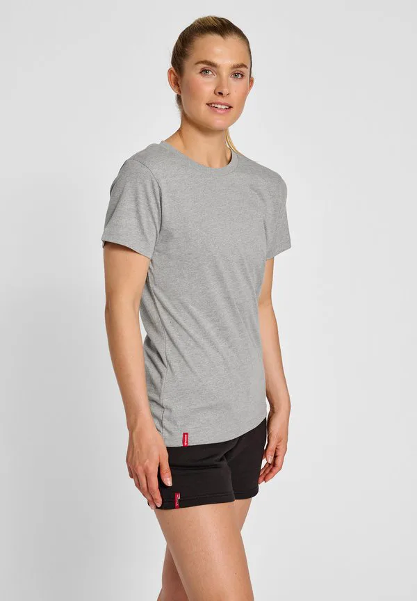 

Базовая футболка hml Hummel, Greymelange, Серый, Базовая футболка hml Hummel, Greymelange