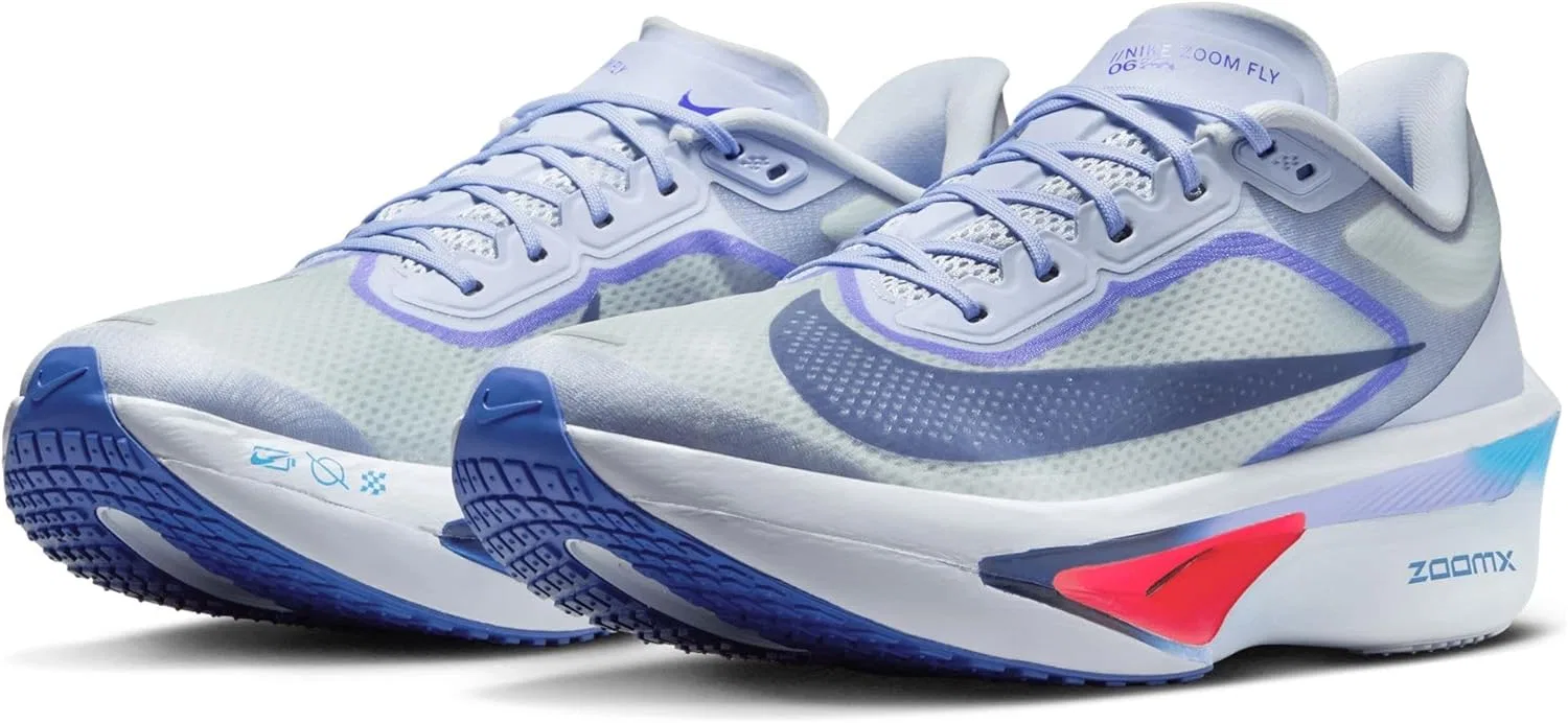 Мужские беговые кроссовки Nike Zoom Fly 6 FN8454, Ghostbluevoid Football Grey Blue Light — фото 3