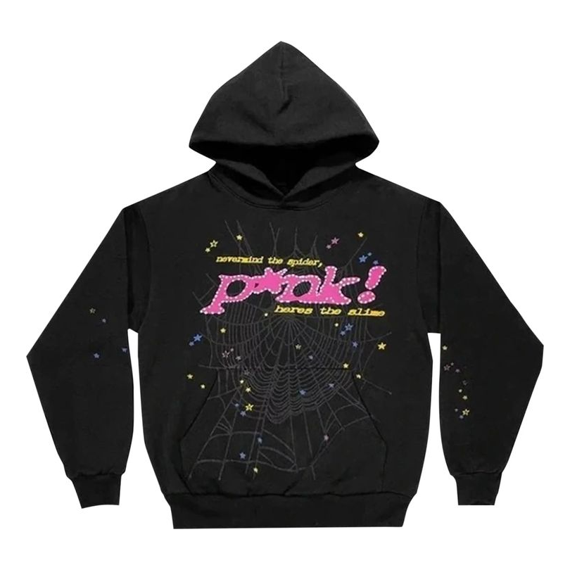 

Худи Sp5der P*nk Hoodie 'Black', черный