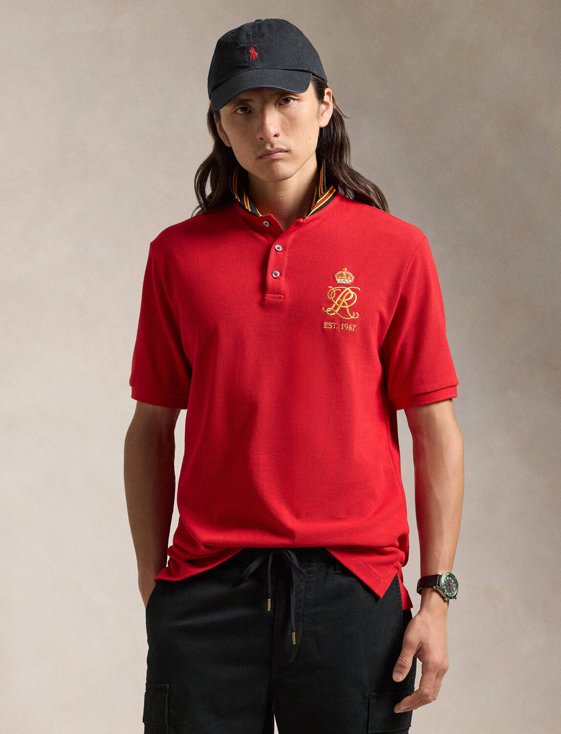 

Поло POLO RALPH LAUREN Regular Fit, красный