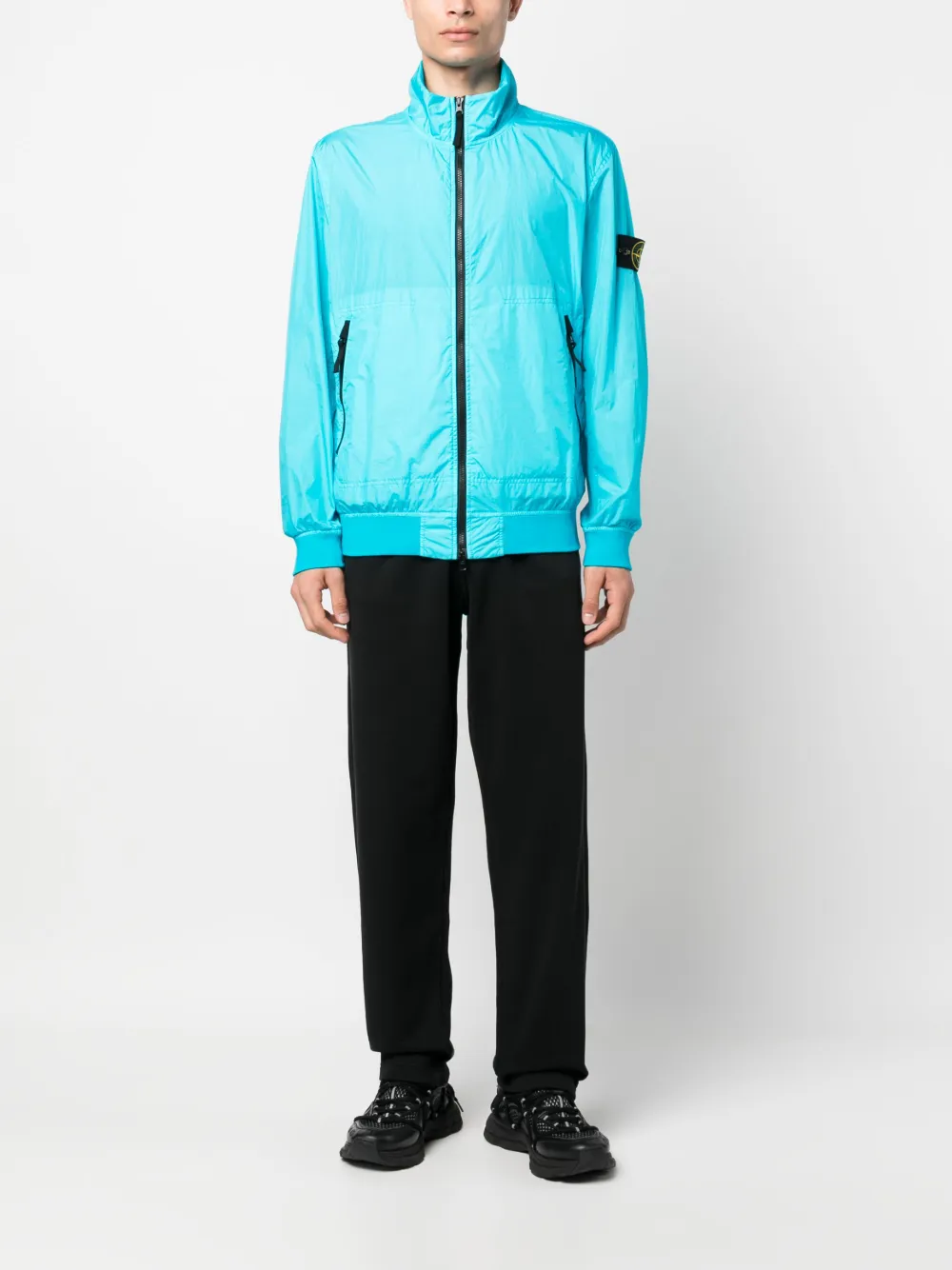 Спортивные брюки прямого кроя Stone Island, черный — фото 2