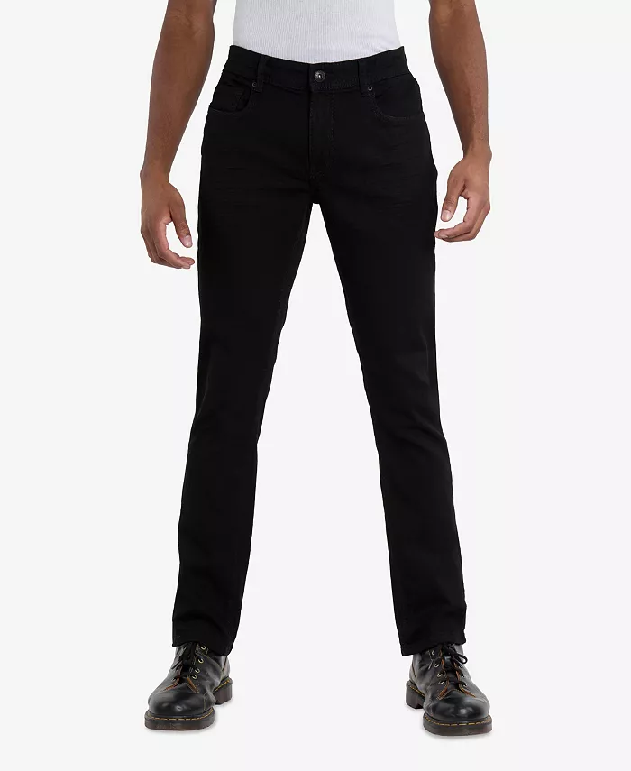 

Мужские джинсы Modern Fit с декоративной строчкой CULTURA, черный