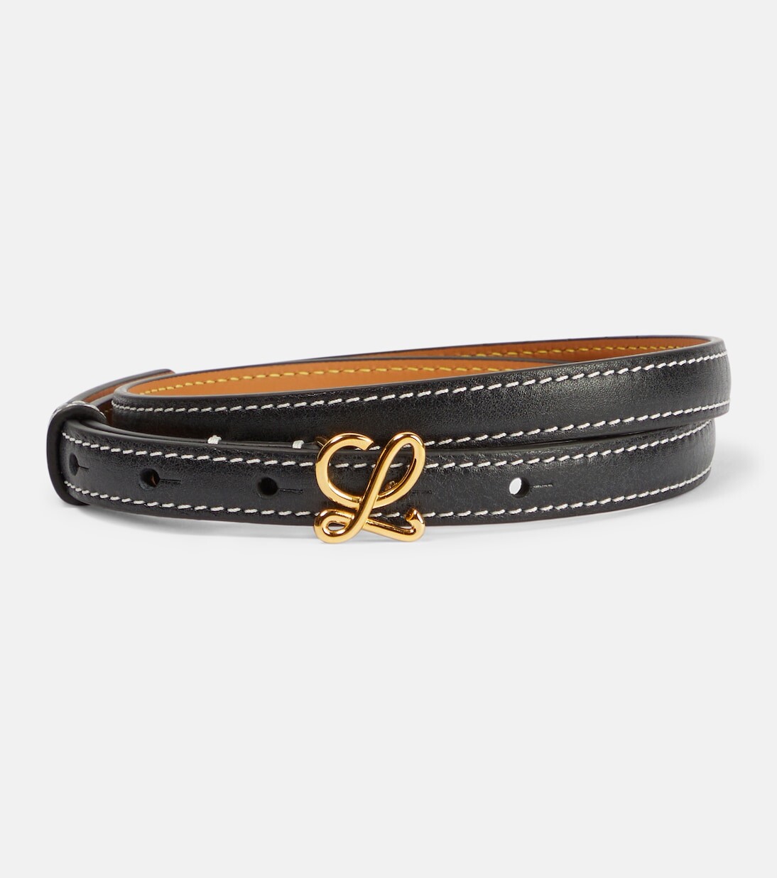 

Кожаный ремень Loewe, черный