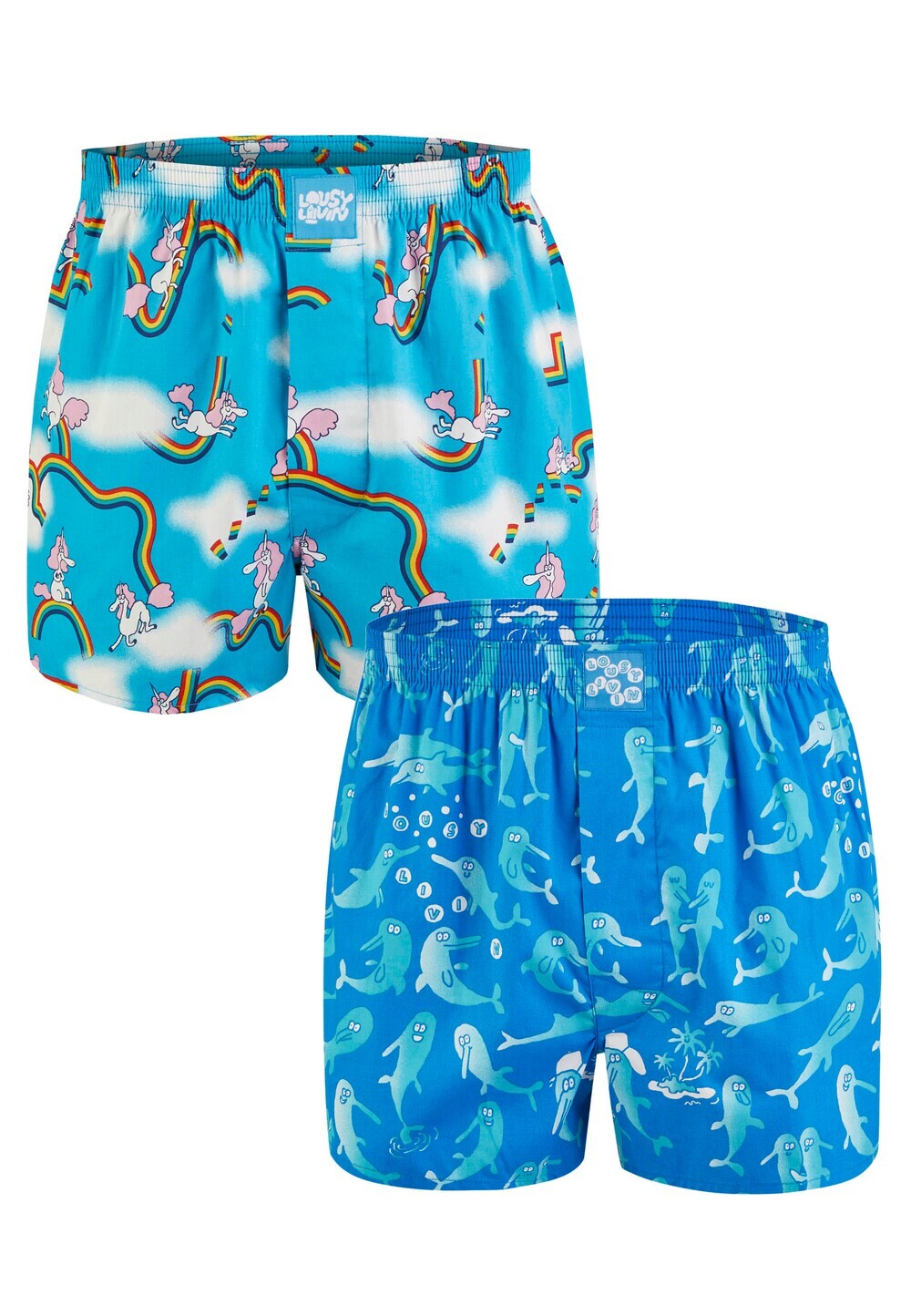

Трусы боксеры Lousy Livin Sky Gym & Dolphin, синий