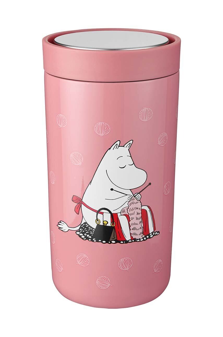 

Термокружка Stelton To Go Click x Muminki 0,2 л, розовый