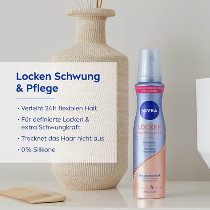 NIVEA Curl Boost & Care Мусс для сильной фиксации 150 мл — фото 2
