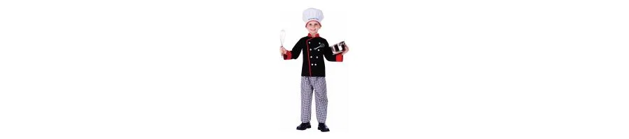 Костюм шеф-повара для детей (девочек и мальчиков) Dress Up America, черный — фото 2