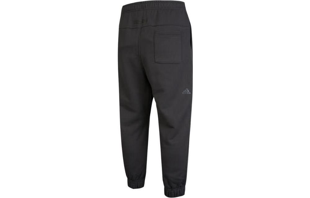 Футболка Adidas Мужская Вязаные Спортивные Штаны Черный Серый — фото 3