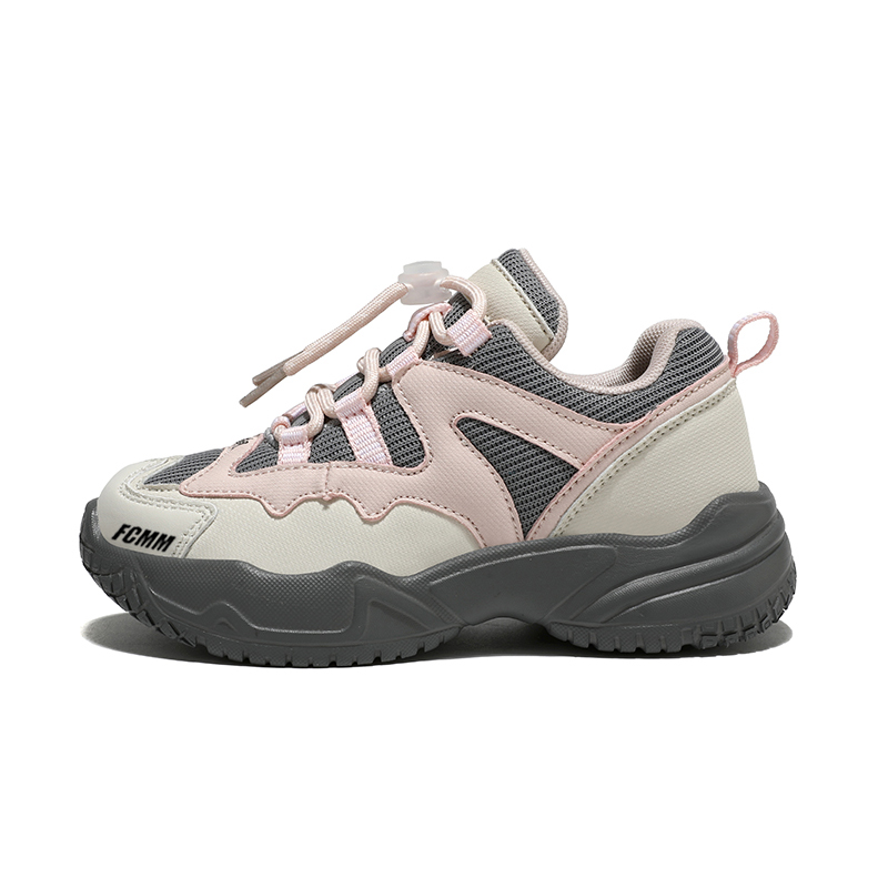 

Детские кроссовки для бега FCMM, серый/розовый