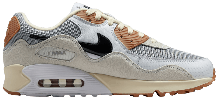 

Кроссовки Nike Patta x Air Max 90 SP 'Particle Grey Coconut Milk', серый