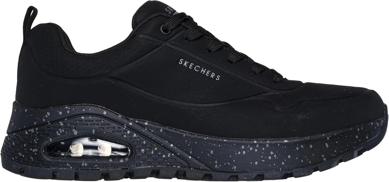 Мужские водонепроницаемые кроссовки Skechers UNO Rugged 183048 BBK, черные — фото 2