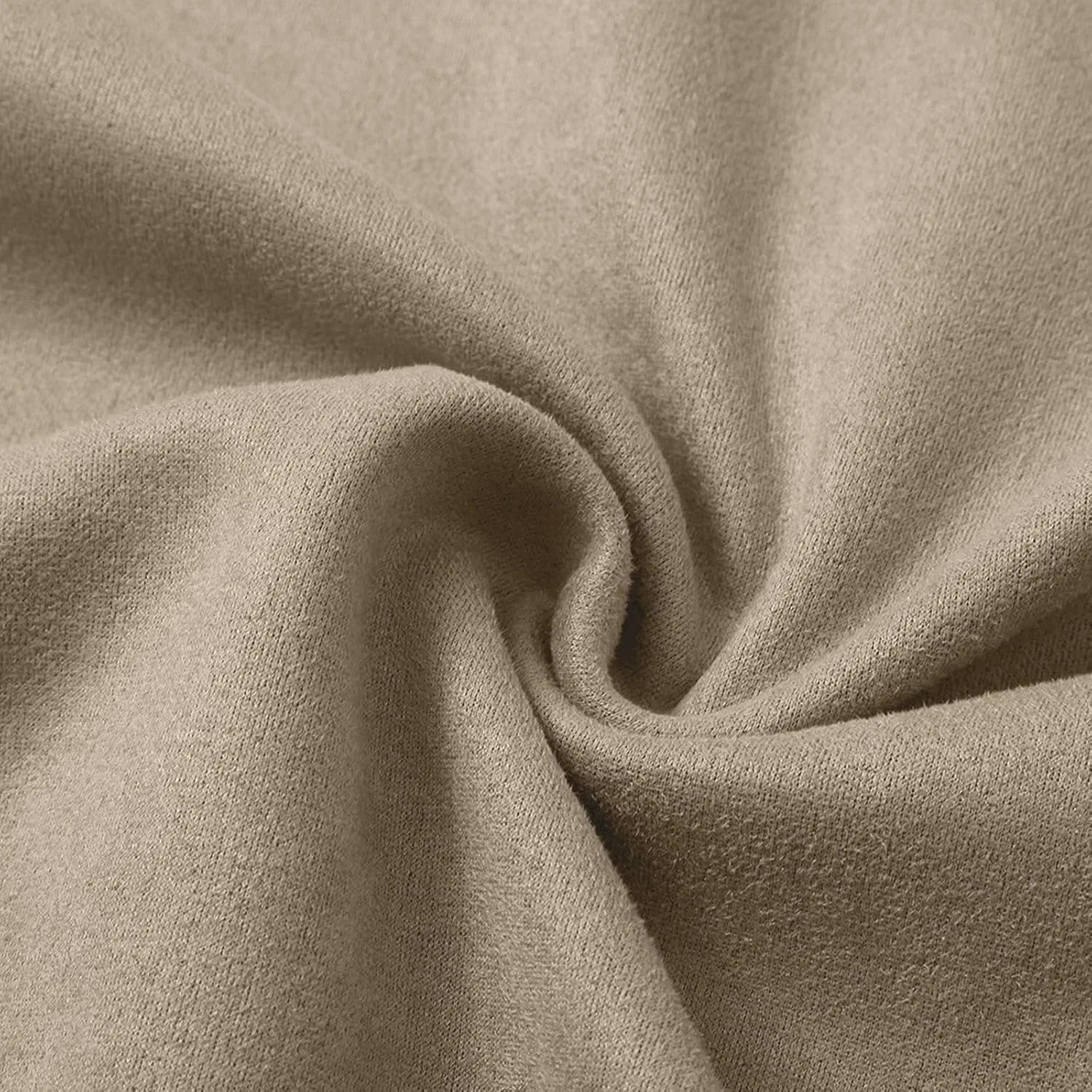 Толстовка на молнии мужская, оверсайз, бренд Generic, цвет Khaki — фото 3