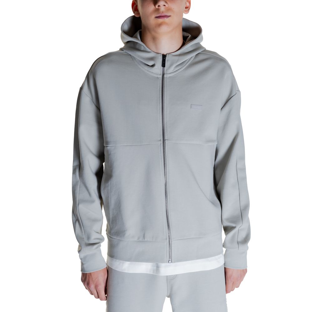 

Серый хлопковый свитер Calvin Klein
