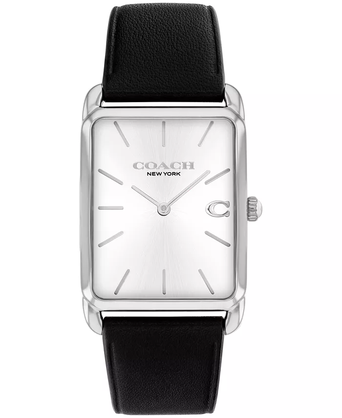 

Мужские часы Elliot с черным кожаным ремешком, 32 x 36мм Coach, Белый, Мужские часы Elliot с черным кожаным ремешком, 32 x 36мм Coach
