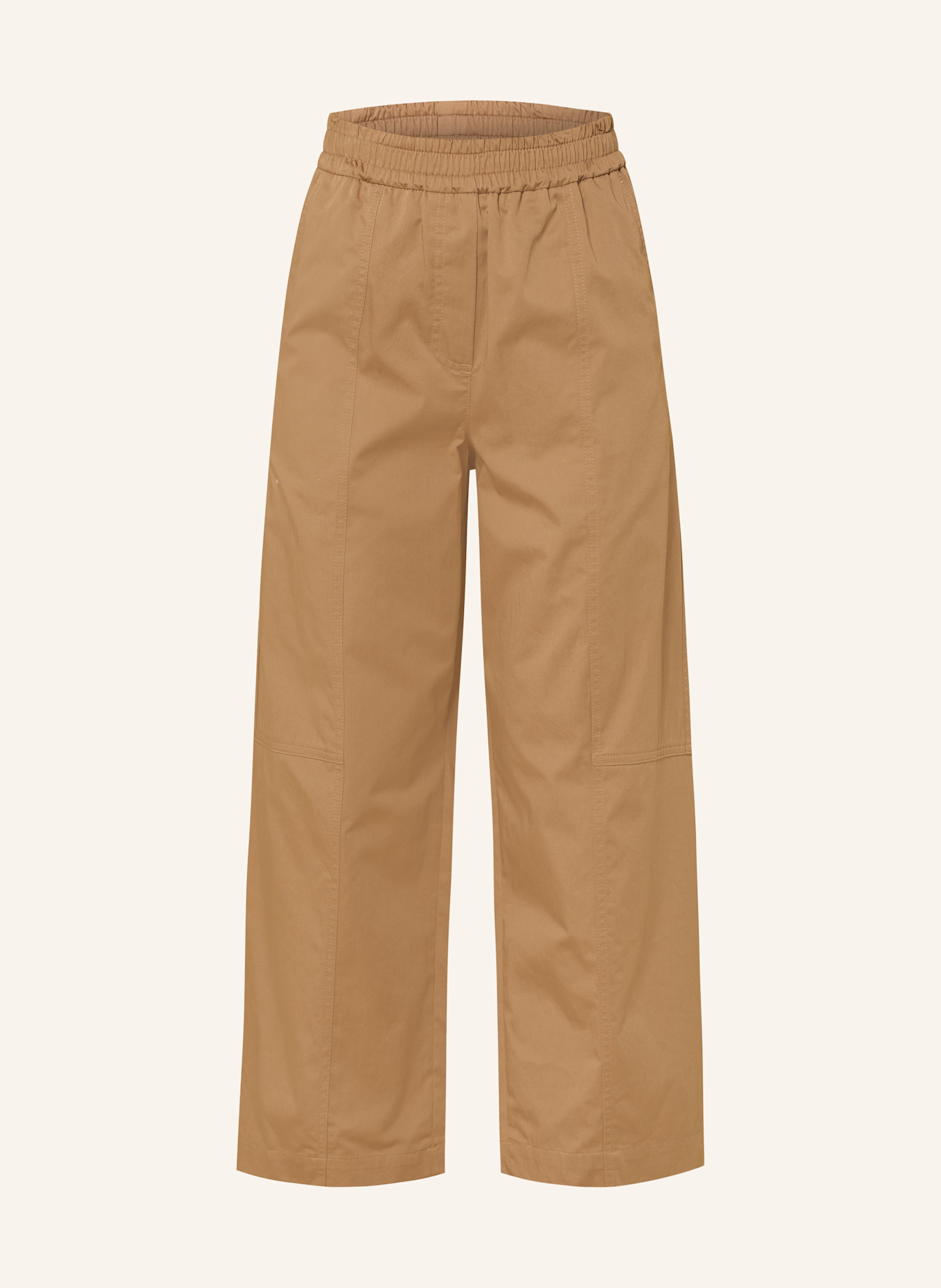

7/8 брюки милва Weekend Max Mara, коричневый