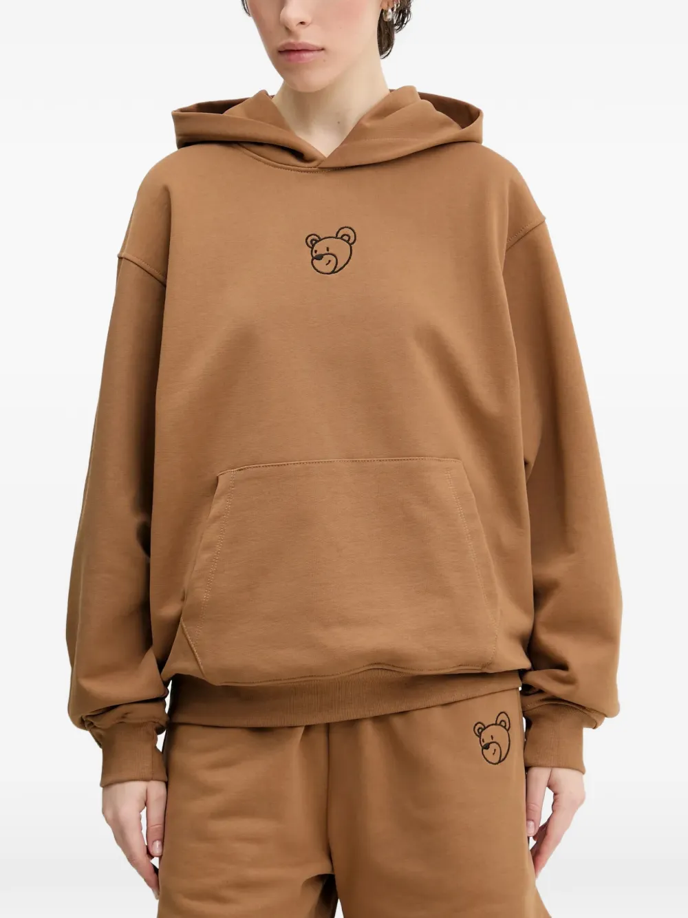 

Худи с капюшоном и принтом в виде медведя Inbetweeners, коричневый