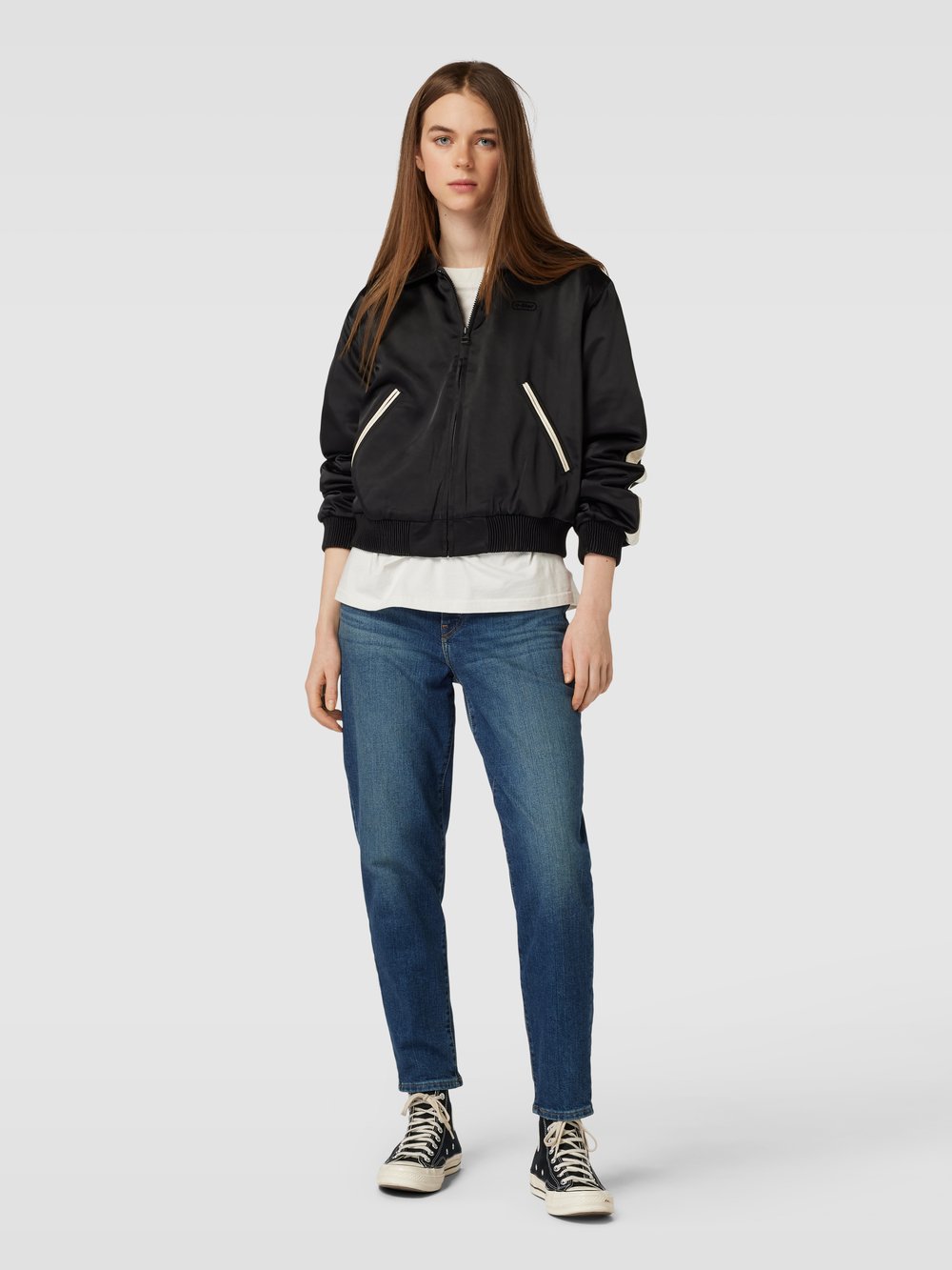

Джинсы с высокой талией и 5-карманным дизайном Levi's, темно-синий