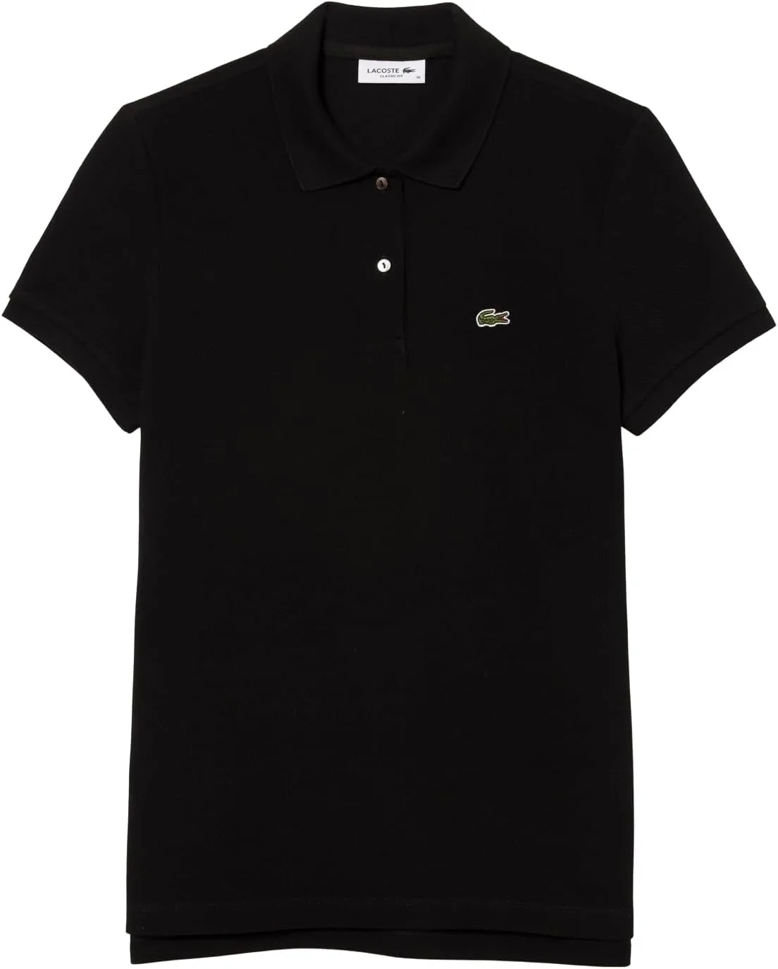 Поло Lacoste Petit Piqué, Черный — фото 4