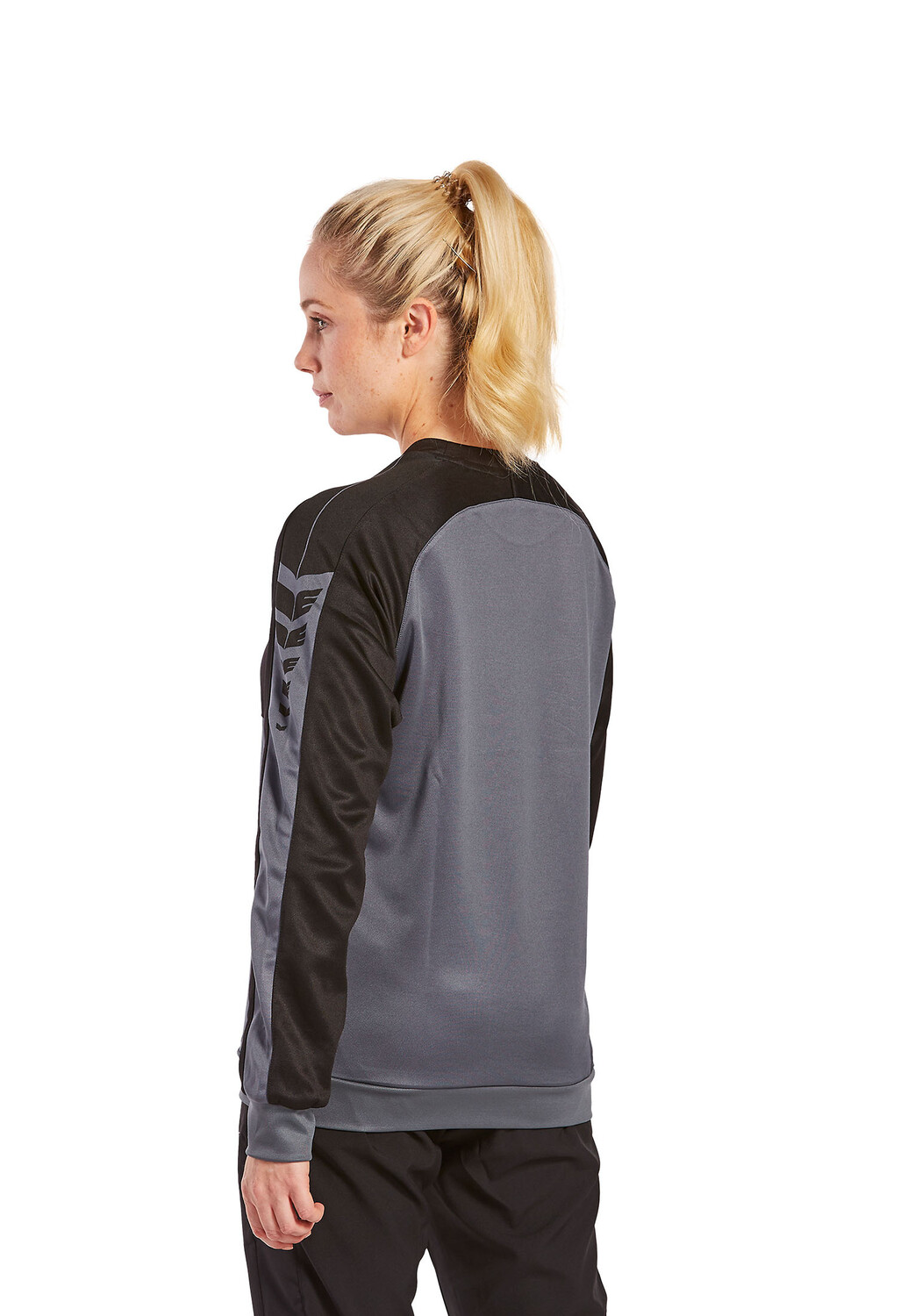 Спортивная футболка erima Six Wings Sweatshirt, сланцево серый/черный — фото 3