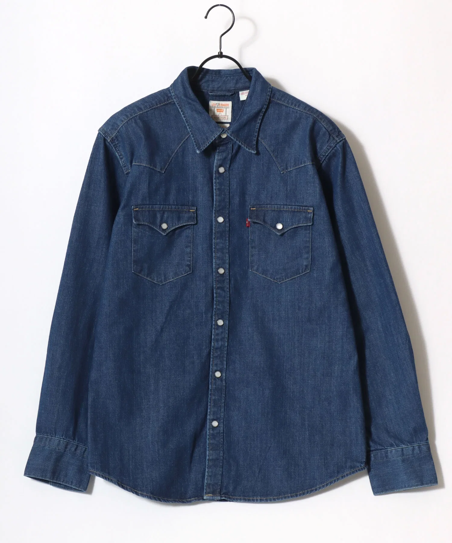 Мужская рубашка Levi's DENIM WESTERN SHIRT — фото 4