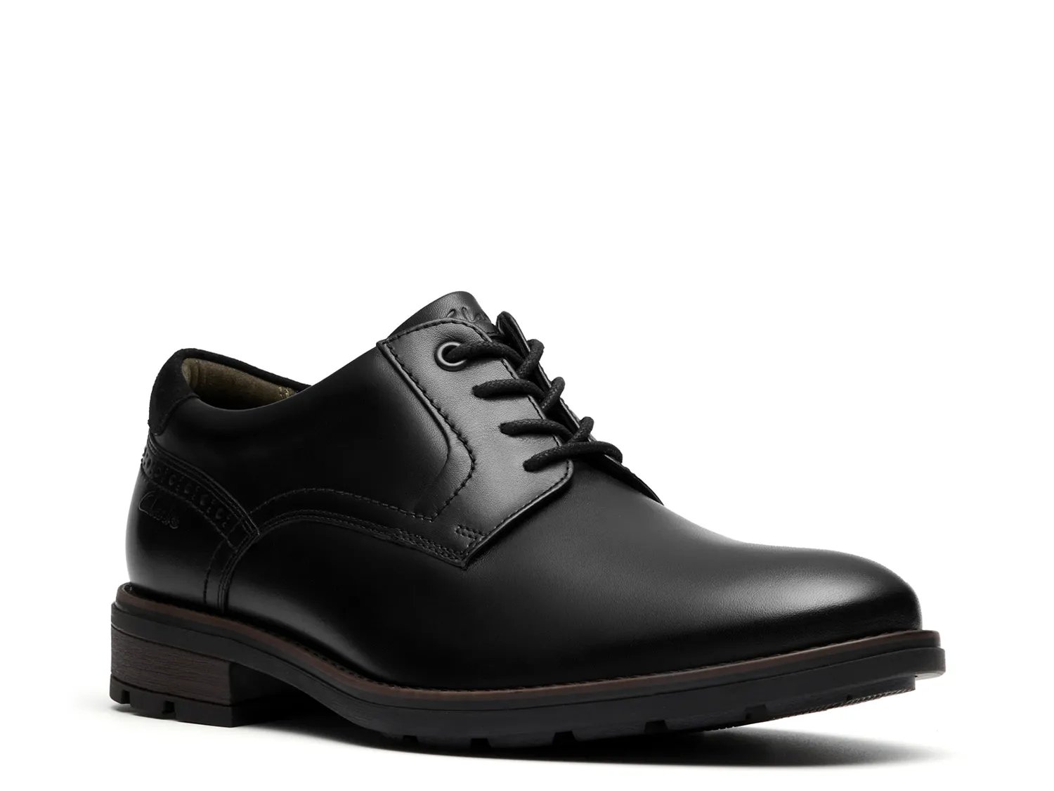 

Оксфорды Clarks Emmet Plain Toe Oxford, Black Leather