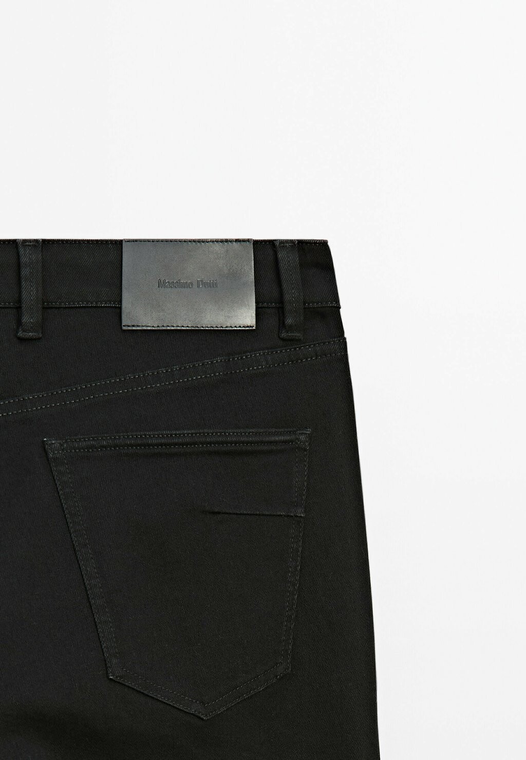 

Джинсы облегающего кроя Massimo Dutti, черный