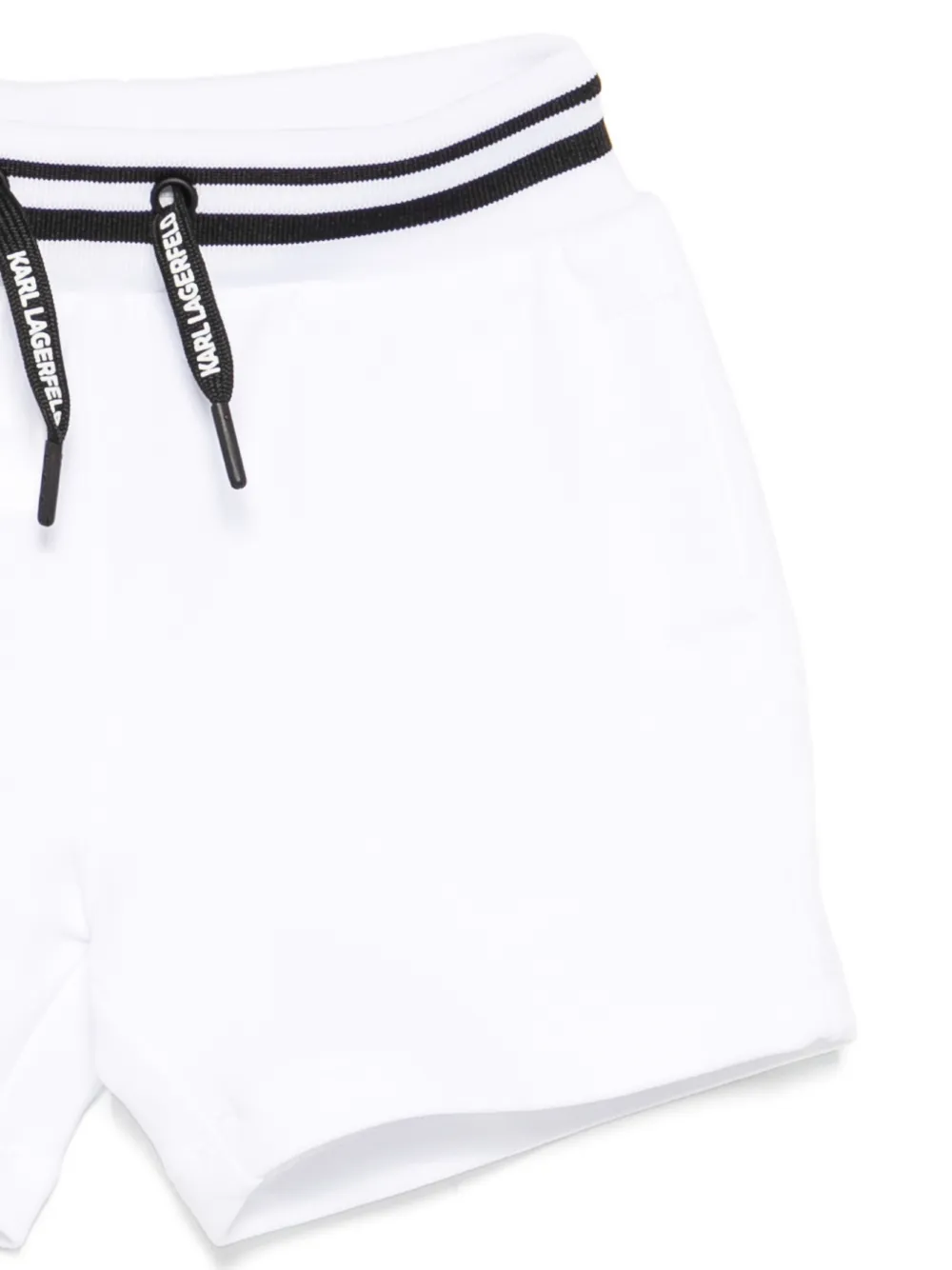 Полосатый спортивный костюм Karl Lagerfeld Kids, белый — фото 3