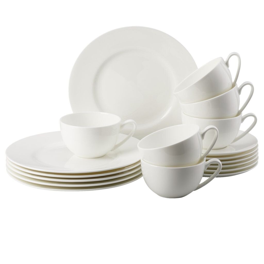 

Кофейный сервиз ROSENTHAL Джейд белый 18 предметов