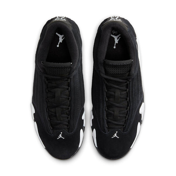 Кроссовки Air Jordan 14 Retro 'Black White', черный — фото 3