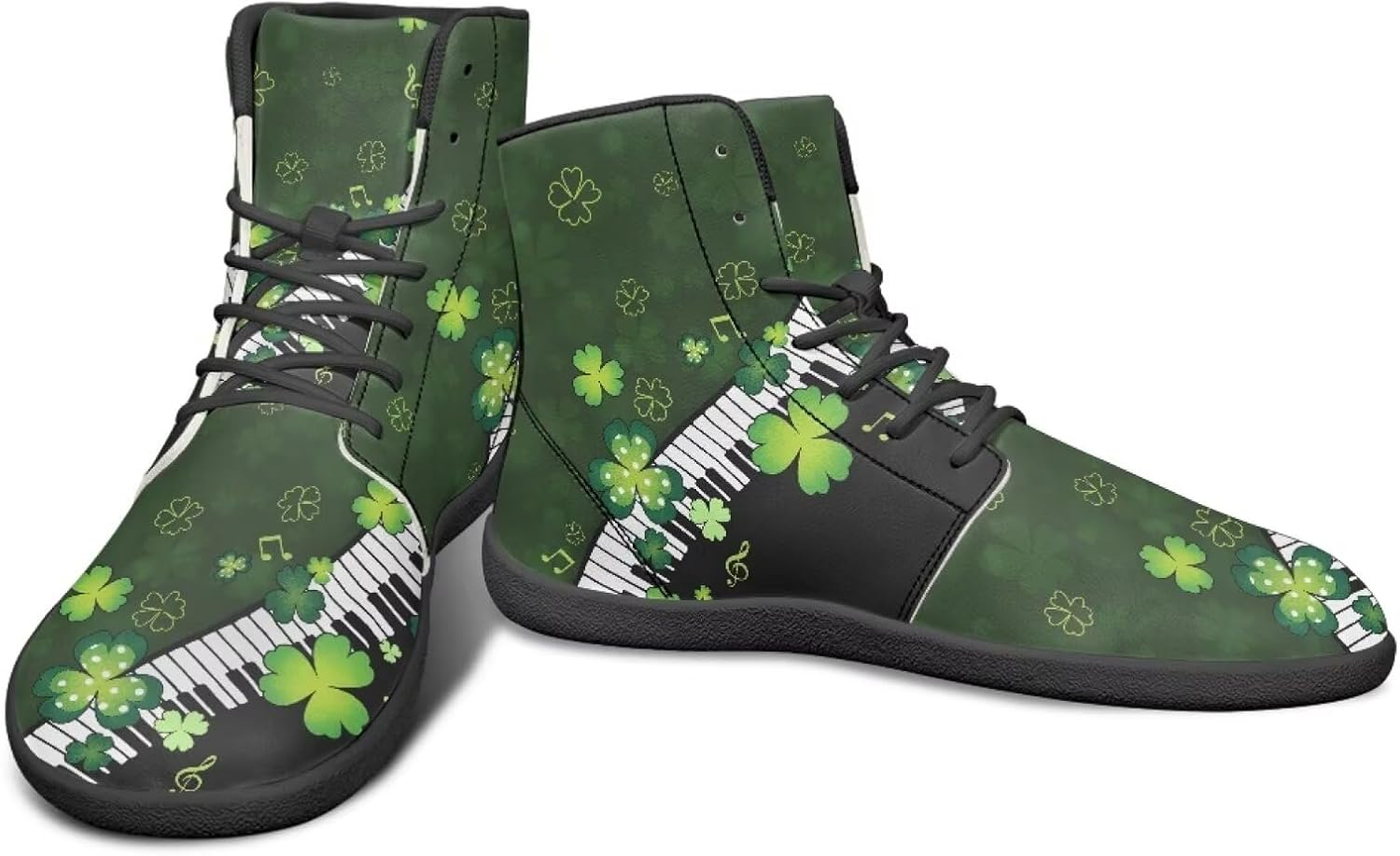 

Мужские минималистичные обувные кроссовки Jeiento с музыкальной ноткой, обувь с голой стопой, ботинки с широкой носочной частью, повседневные туфли с подошвой нулевого перепада, зеленый