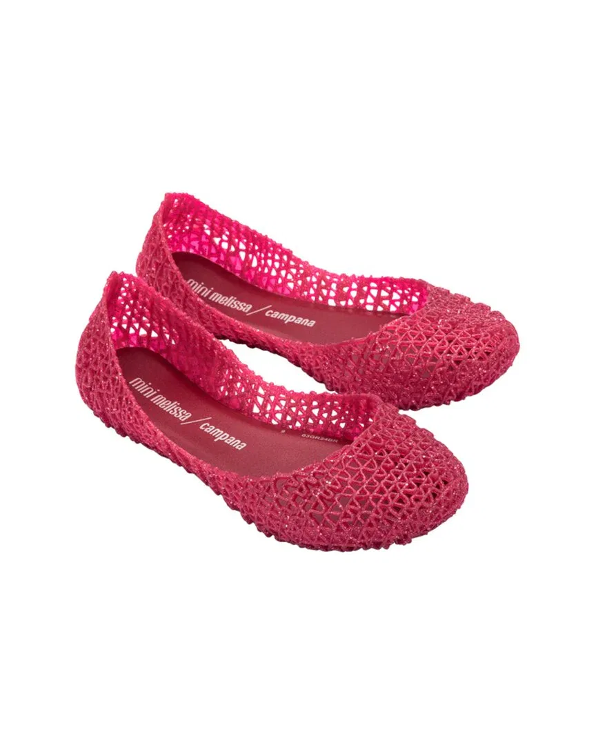 Детские балетки Mini Melissa Campana Papel, красный