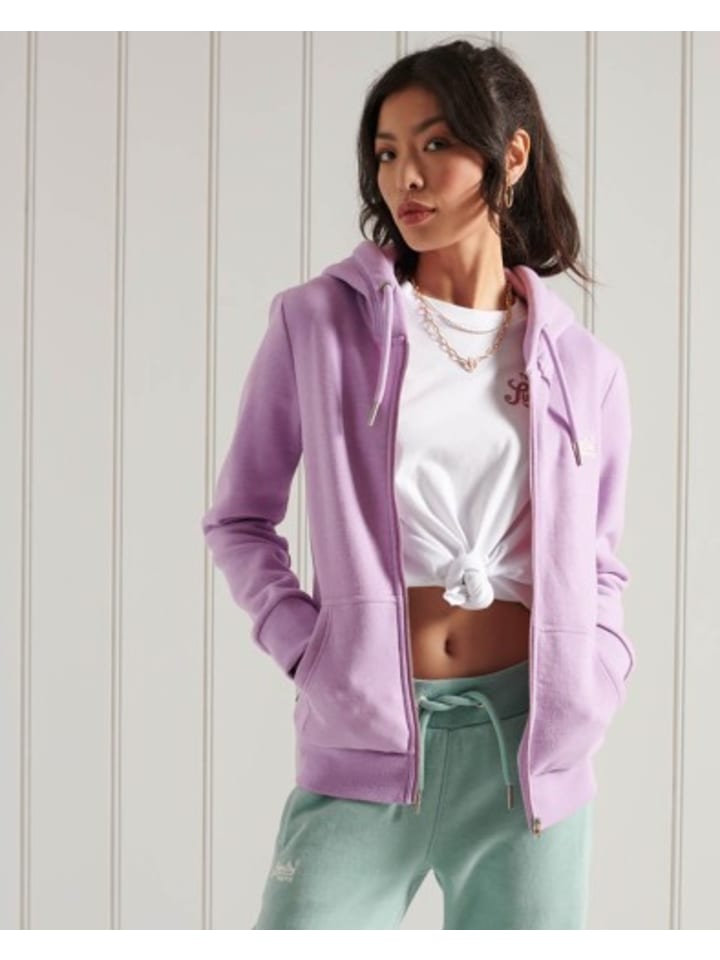 

Толстовка Superdry, фиолетовый