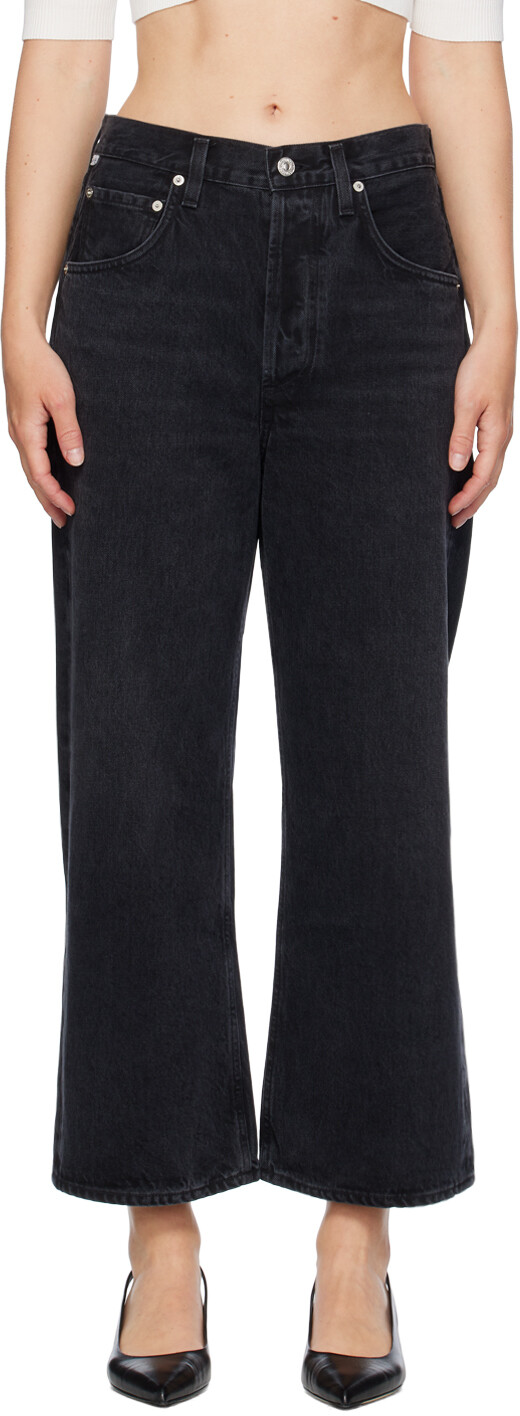

Черные джинсы Gaucho Vintage Wide Leg Citizens of Humanity
