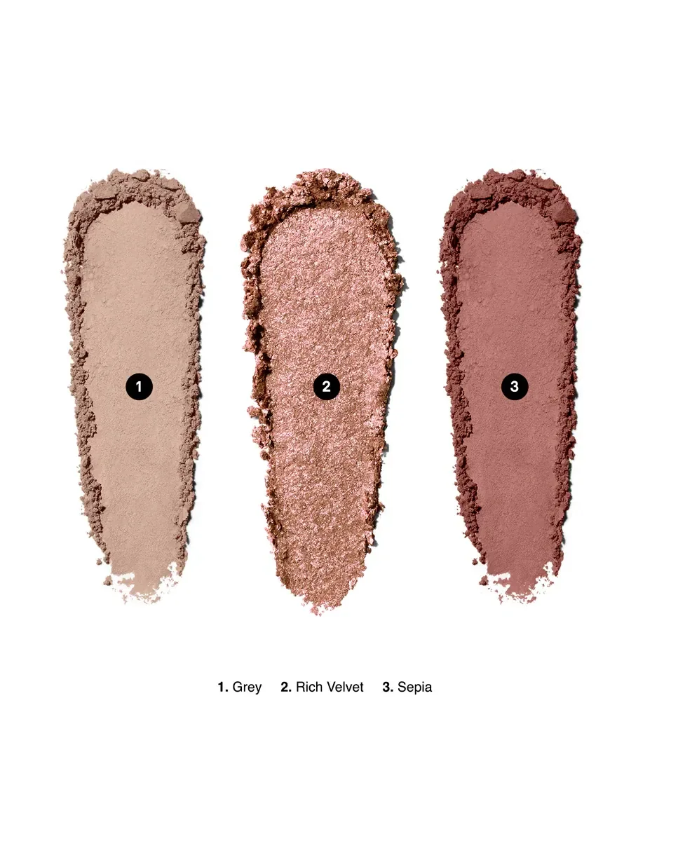 Палетка теней для глаз Essential Eye Shadow Trios Bobbi Brown, Smokey Plum — фото 3