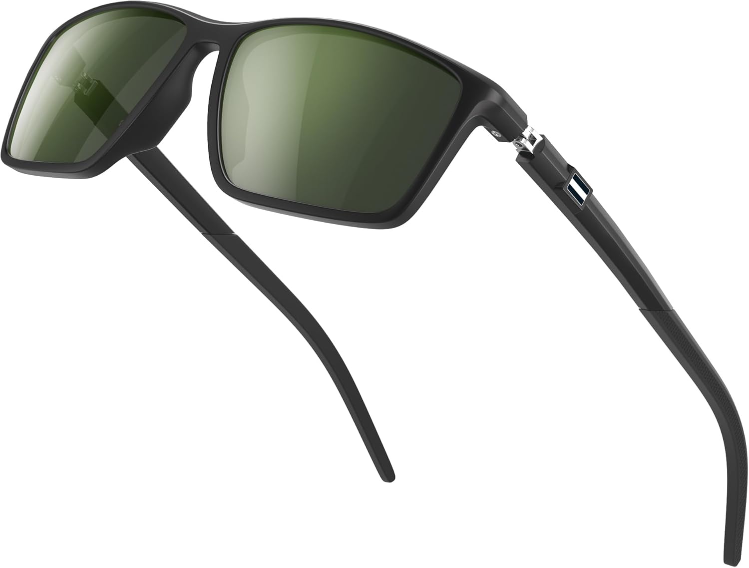 

Поляризованные солнцезащитные очки для мужчин - легкие солнцезащитные очки из материала TR90 с защитой от УФ-излучения UV400 для вождения, рыбалки, гольфа kunqun, A04-g15