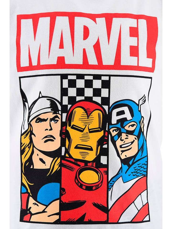 Пижама "Avengers Classic" в бело-голубом цвете — фото 3