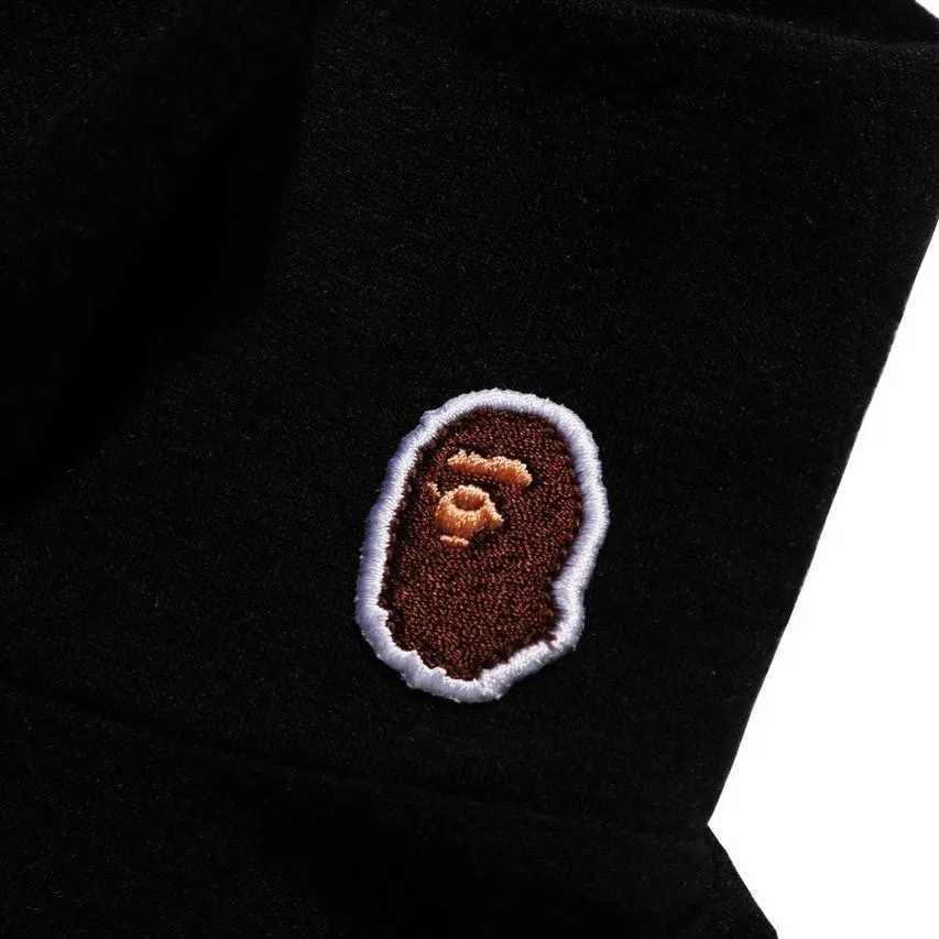 Детская футболка с горлом A BATHING APE, Black — фото 4