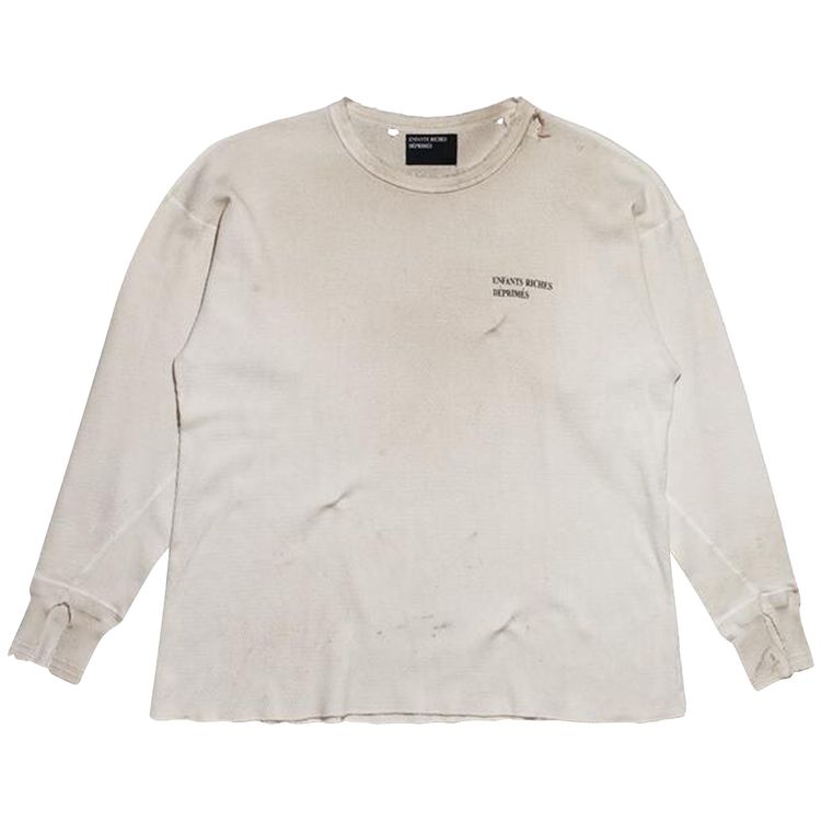 

Классическая термобелье с длинными рукавами и логотипом Enfants Riches Déprimés, белый