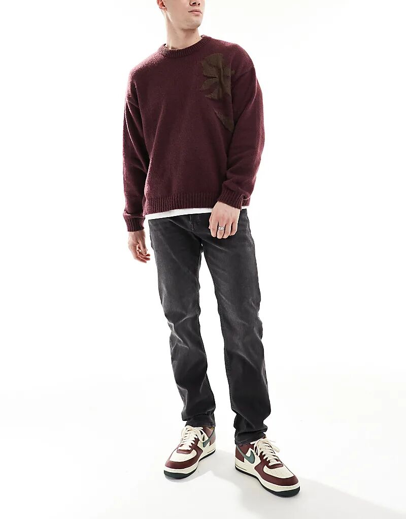 

Зауженные джинсы Jack & Jones Mike темно-серого цвета