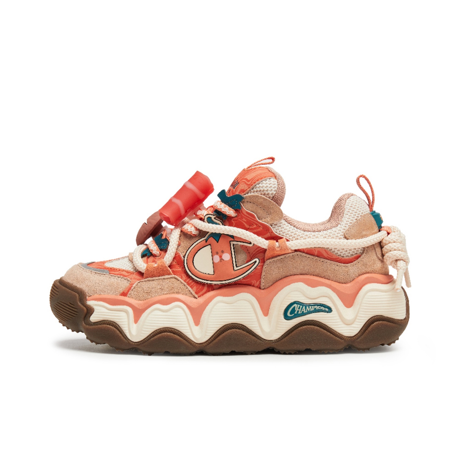 

Champion Баланс лоу-топ скейтборд обувь мужская коллекция хот потс агат оранжевый/сезам браун